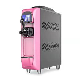 LINBOSS Fully automatic commercial soft 1 Flavoured ice cream machine home mini soft ice cream desktop machine for sale