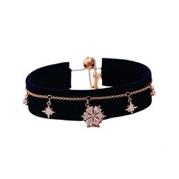 Swarovskis Bracelet Designer Women Top Quality Bangle Beautiful Snowflake Tassel Pulling Bracelet Female Swallow Element Crystal Snowflake Bracelet Female