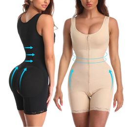 Waist shaper girdle for women Modelling Trainer Butt Lifter Thigh Reducer Tummy Control Push Up Shapewear 240112