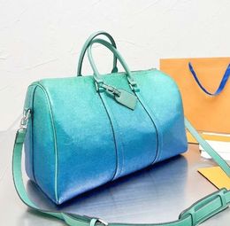 Men Duffel Bags Fashion Designer Women Travel Bag Blue Green Pink Luggage Handbags Large Capacity Sport luxury