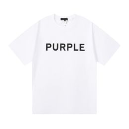 Summer Purple Shirt Purple Brand Shirt Designer T Shirt Mens Women Graphic Tee Outdoor Casual Tshirt Tour Tshirts Man Tops Size S--XL 7451