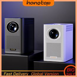 HONGTOP S30 Global Version 1080P Android Projetor 400 Ansi Lumens Portable Projector Smart TV WIFI Home Beamer LED Projector 240112