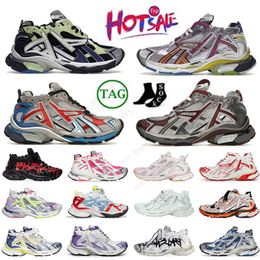 Top Casual Shoes Designer Track Runners 7.0 Platform Transmit Sense Men Women Deconstruction Red Graffiti White Black Yellow Hiking DHgate Walking Size EUR35-46