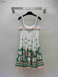 designer women fashion clothing ladies summer Printed waist slimming tube top sling high quality dress Jan 12