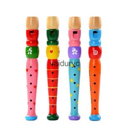 Keyboards Piano Hot Colourful Wooden Flute Music Instrument Trumpet Buglet Hooter Kids Educational Musical Toys for Childrenvaiduryc
