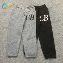 Men's Pants High Quality Oversized Cole Buxton Knit Pants Men Women 1 1 Vintage Jacquard CB Woollen Sweatpants Inside Tags T240112