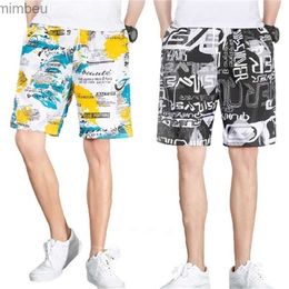 Men's Shorts 2022 Summer New Mens Beach Shorts Fashion Loose Breathable Casual Shorts Men Quick Dry Board Shorts Male Swimwear size 6XLL240111