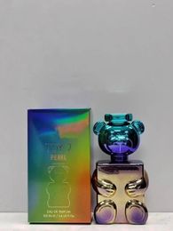 New Arrive Teddy Pearl Teddy Bear TOY2 Perfume 100ML Bubble Gum Eau De Parfum 3.4 US Fl.oz Long Lasting Smell EDP Fruity Floral Fragrance Toy Boy Cologne Spray 990