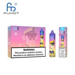 Original Fumot facotry Disposable Vape RandM Tornado 15000 Puffs battery rechargeable screen display vaping kit