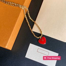 Pendant Necklaces Designer Necklace luxurys fashion jewelry charm women's collar dating party high quality gift nice JUB0