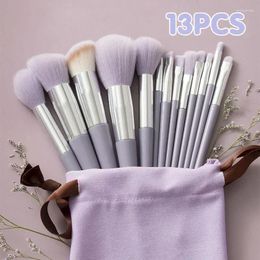 Makeup Brushes 13Pc Set Concealer Brush Blush Loose Powder Eye Shadow Highlighter Foundation Beauty Tools