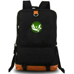 Kenzan backpack Kamen Rider daypack Sarutobi Ninjaden school bag Masked Cartoon Print rucksack Leisure schoolbag Laptop day pack