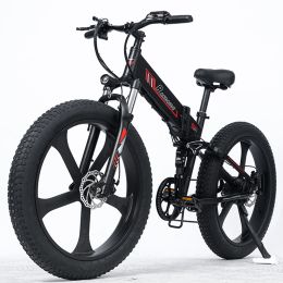 Randride YX26M Electric Bike Foldable Adults 1000W 48V 15A Electric Bicycle Off Road 26 Inch Fat Tyre eBike With SHIMANO 7 Speed
