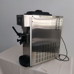 Automatic commercial LINBOSS 7-day no cleaning high quality mini single head soft ice cream machine vertical