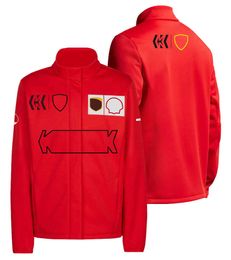 Apparel F1 Jacket Formula 1 Team Racing Suit Autum Winter Zip Up Outdoor Sports Warm Casual Plus Size Custom