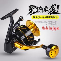 Japan Made Lurekiller Saltist CW3000- CW10000 Spinning Jigging Reel Spinning reel 10BB Alloy reel 35kgs drag power 240112