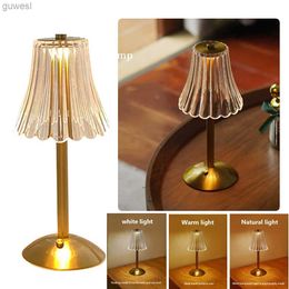 Night Lights Acrylic Atmosphere Lamp Rechargeable Touch Control Decorative Night Lights Adjustable Dimmable Cordless for Home Accessories YQ240112