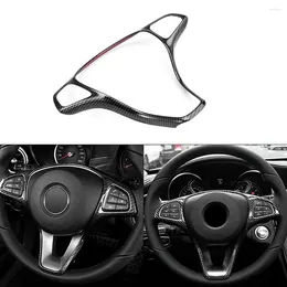 Steering Wheel Covers Part Cover Panel Trim 2014-17 Accessories Carbon Pattern For Useful Durable