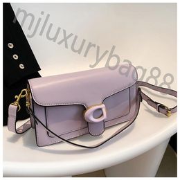 Designer bags tabby bag tote bag crossbody bags luxury handbag PU leather baguette shoulder bag mirror quality square fashion Coa
