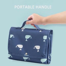 Waterproof Multi Function Portable Multifunction Diaper Changing Bag Pad Baby Mom Clean Hand Folding Mat Infant Care Products 240111