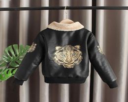 Boys Leather Jacket Spring Autumn Children Fashion Coats For Baby Boy Teenager Outerwear Clothes Kids Casual Tops Outfits suits 207097668