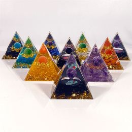 Pyramid Of Orgen Natural Stone Crystal Healing Wicca Spirituality Carvings Stone Craft Square Quartz Jewellery