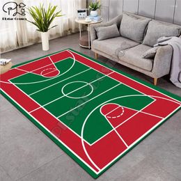 Carpets Carpet 3D Basketball Larger Mat Flannel Velvet Memory Soft Rug Play Game Mats Baby Craming Bed Area Rugs Parlour Decor 02