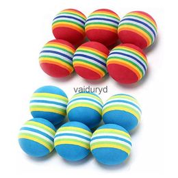 Cat Toys 10pcs Cat Toy Balls Interactive for Indoor Cat Red Rainbow Soft EVA Foam Puppies Toy Balls Activity Chase Quiet Play Sponge Ballvaiduryd