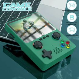 Portable Retro Handheld Game Console 35inch IPS HD 64G Over 10000 Games 3D Joystick Childrens Gift Classic Arcade 11 Emulator 240111