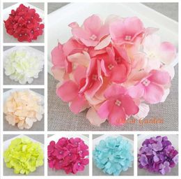 50PCS 15CM 13Colors Artificial Hydrangea Decorative Silk Flower Head For DIY Wedding Wall Arch Background Scenery Decoration Acces4623754