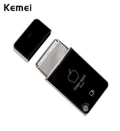 Kemei Electric Shaver Mini USB Shaving Machine Charging Cordless Moustache Barbeadores Portable Male Beard Trimmer 40D P08174194730