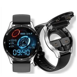 Watches Smart Watch X7 Earphones Builtin TWS Earbuds Bluetooth Dual Headset Call Wristwatch Music Sport Smartwatch Fitness Tracker