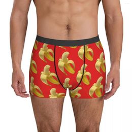 Underpants Banana Breathbale Panties Male Underwear Print Shorts Boxer Briefs