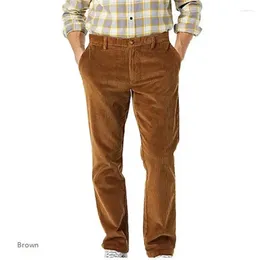 Men's Pants 2024 Autumn And Winter Corduroy Thickened Fashion Casual Straight Leg