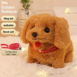 Baby Music Sound Toys Electronic Dog Toy Battery Operated Plush Puppy Walking Barking Tail Wagging Gift for Kids Toddlers Christmas ldrenvaiduryc