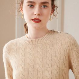 Women's Sweaters 2024 Winter Women Sweater Pure Cashmere Knitted Pullovers Thicken Female Casual Knitwear Long Sleeve Lady Tops