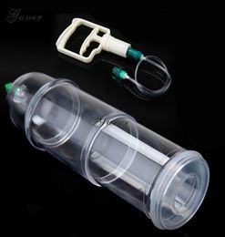 New Arrival Guver Male Penis Enlargement Vacuum Cup Pump Men Manual Cock Enhancement Extender Helper Device Adult Sex Toys 1 Set Y9003822