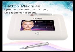 Permanent Makeup machine digital Artmex V11 touch Tattoo Machine set Eye Brow Lip Rotary Pen PMU MTS System tattoo pen5076110