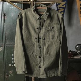 Bronson 1944 Pattern Herringbone Twill Jacket Olive Drab P-44 Vintage HBT Work Coat 240111