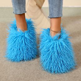 GAI featured Women Featured 2024 Designer Men Shoes Plush Home Furnishings Warm Lady Cotton Slippers Versatile Lovely Winter 36-49 Big Size GAI 63898