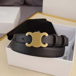 luxury designer woman belt fashion smooth buckle belt retro design thin waist belts for womens width 25mm genuine cowhide 7 Color optional high quality belt for dress