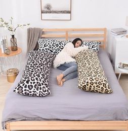 Pillow Case Short Plush Long 50x70 Super Soft Zebra Print Body Cover With Hidden Zipper Decorative Pillowcases Bedding7002192