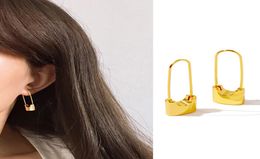 luxury designer Jewellery women stud gold Lock earrings copper with Rose Gold Silver plated elegant Pin Earings fashion Bijoux fine 6014096