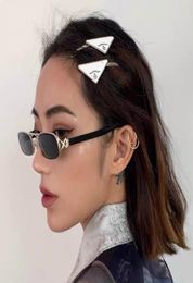 New arrival Triangles Letter Girl Barrettes designer Hair Clip Fashion women Accessories With Stamp Top Quality8280413