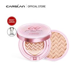 CARSLAN CC Cream Cushion Foundation Hydrating Long Lasting Lightweight Concealer BB For Face Makeup Base Fixer 240111