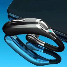 Headphones New Wireless Bluetooth Earphone Business Headset IPX7 Waterproof Earbuds Noise Reduction Music Earpiece With Mic For Driver