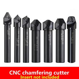 Chamfering cutter Countersink Bar Indexable Chamfer Milling Cutter Tool Holder 30 45 60 Degree TC AP C2020 C1616 Spot Drilling 240111