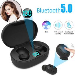 Earphones 696 A6L TWS Bluetooth 5.0 Wireless Earphones LED Display Automatic Pairing Headset IP67 Waterproof Stereo Noise Reduction PK A6S