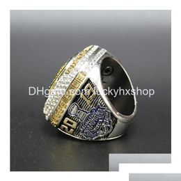 Cluster Rings Fanscollectiontampa Blues Ice Hockeychampions Team Championship Ring Sport Souvenir Fan Promotion Gift Wholesale Drop De Oterx
