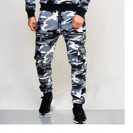 Men's Pants KPOP Fashion Style Harajuku Slim Fit Trousers Loose All Match Sport Casual Button Korean Pockets Camouflage